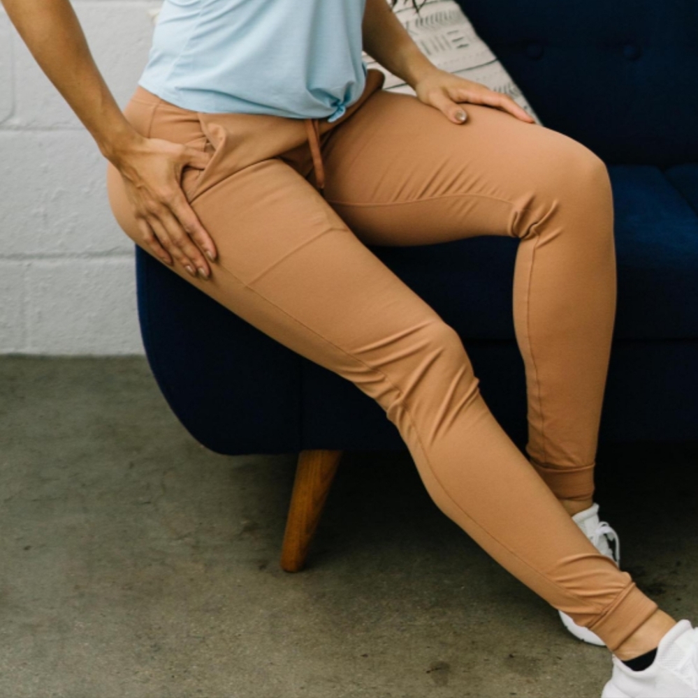 Zyia Ascend Camel Joggers